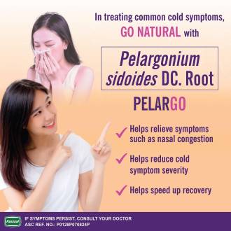 Go for the natural way to fight the holiday sniffles with ‘PelarGo’